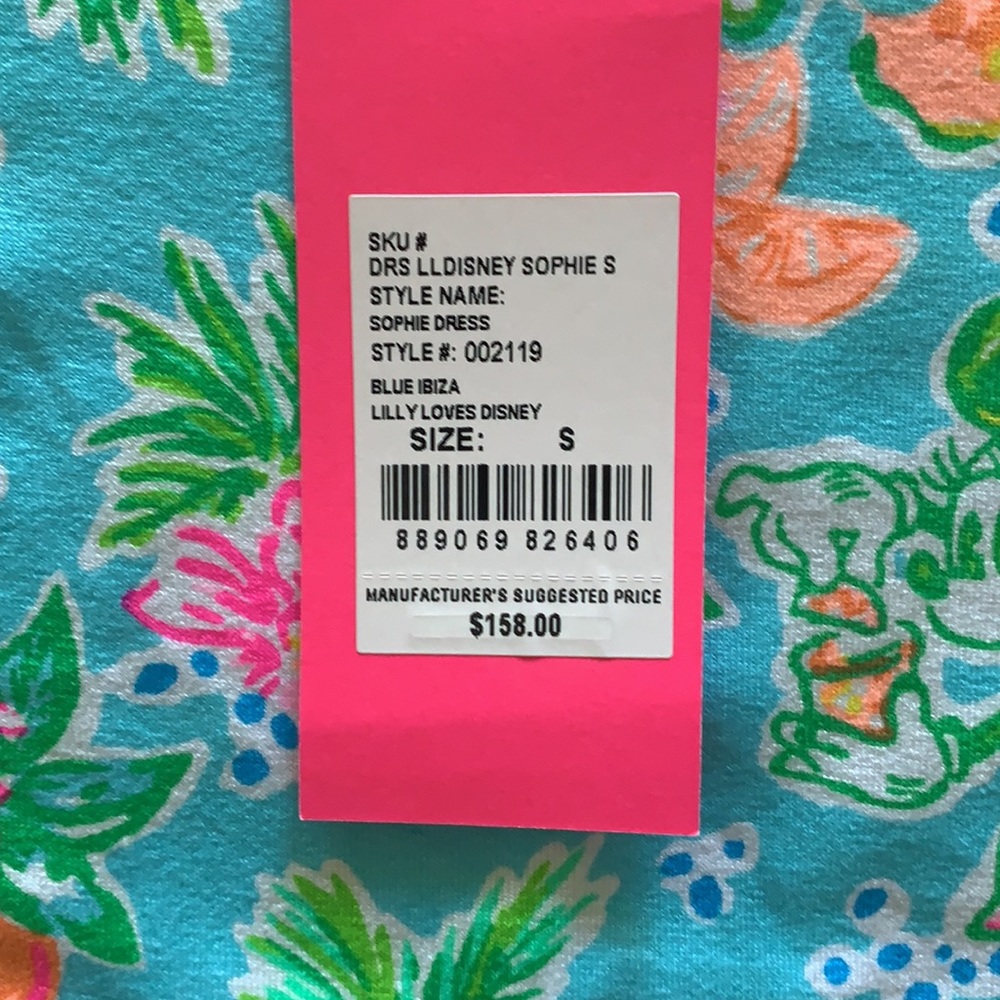 NWT Disney Parks Collection X Lilly Pulitzer Sophie Dress - Picture 4 of 6